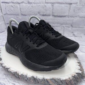 New Balance Womens 520 V7 W520CK7 All Black Running Shoes Sneakers Size 7